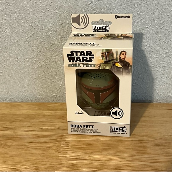 NIB Star Wars Boba Fett Bitty Boomers Disney+ Wireless Bluetooth Speaker - Picture 3 of 16